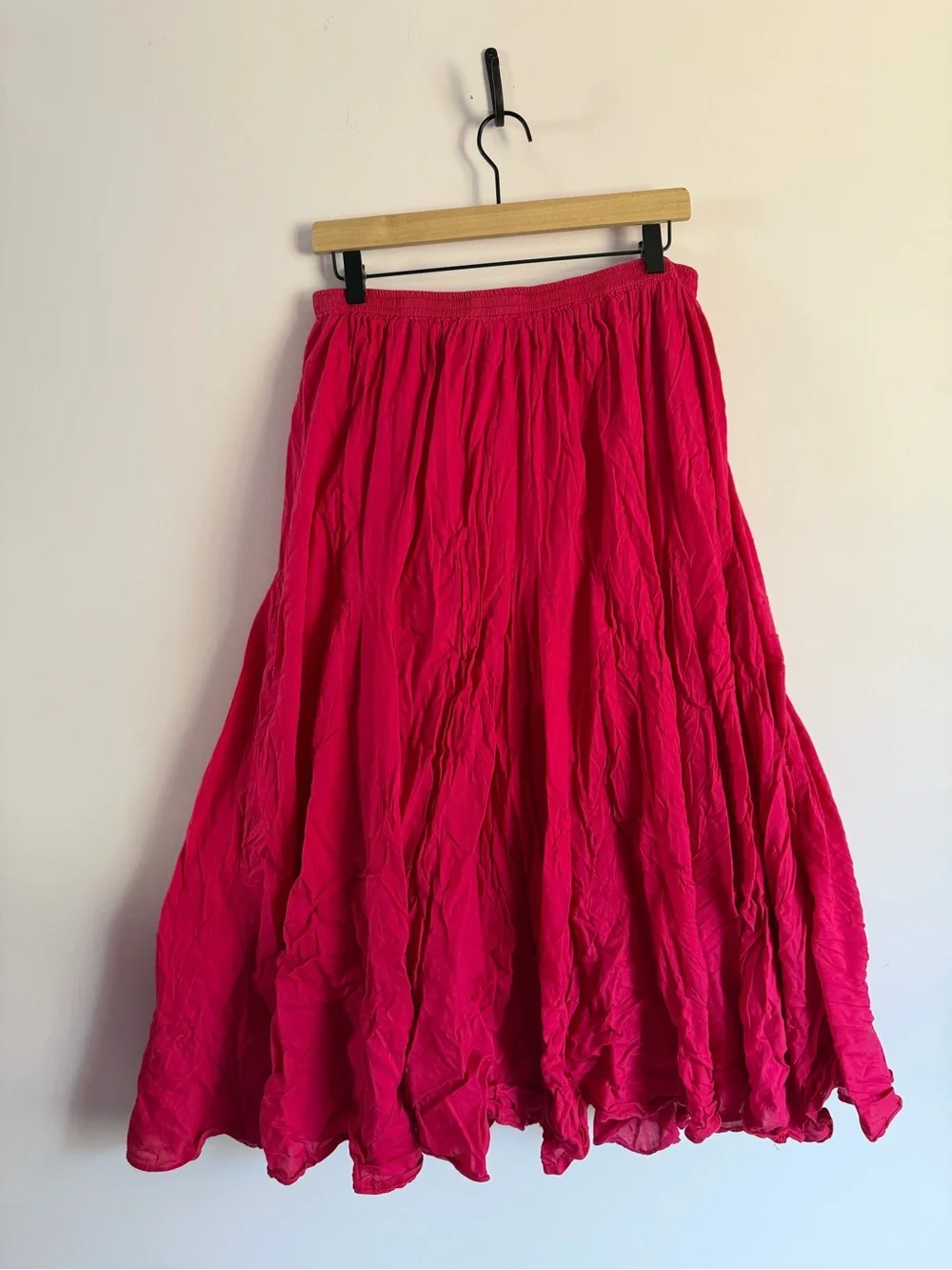 Vintage Jessica London Bright Fuchsia Maxi Skirt XL/16